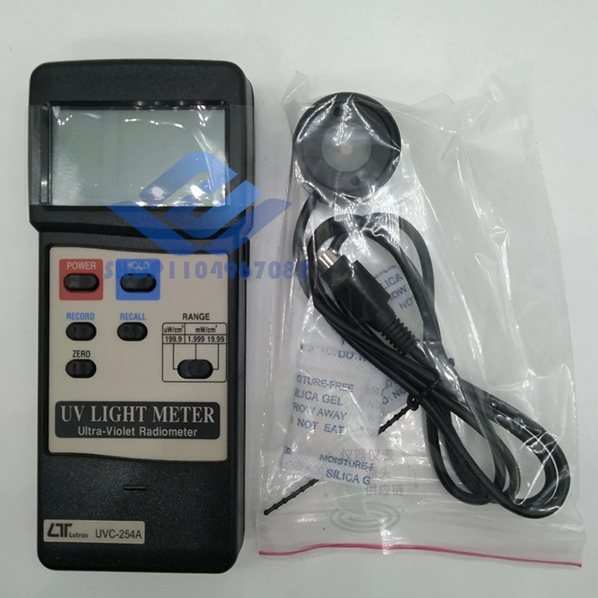 UVC-254A LUTRON  UVC Light Meter Lux Meter with RS-232/USB Ultra-violet Irradiance 254 nm