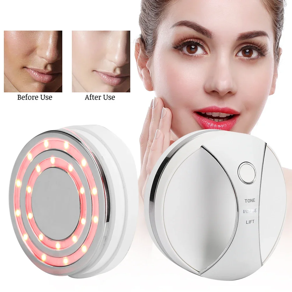 EMS Ultrasonic Facial Cleansing Vibration Massage Wireless Charging Facial Beauty Machine Clean Import Face-lift Face Machine