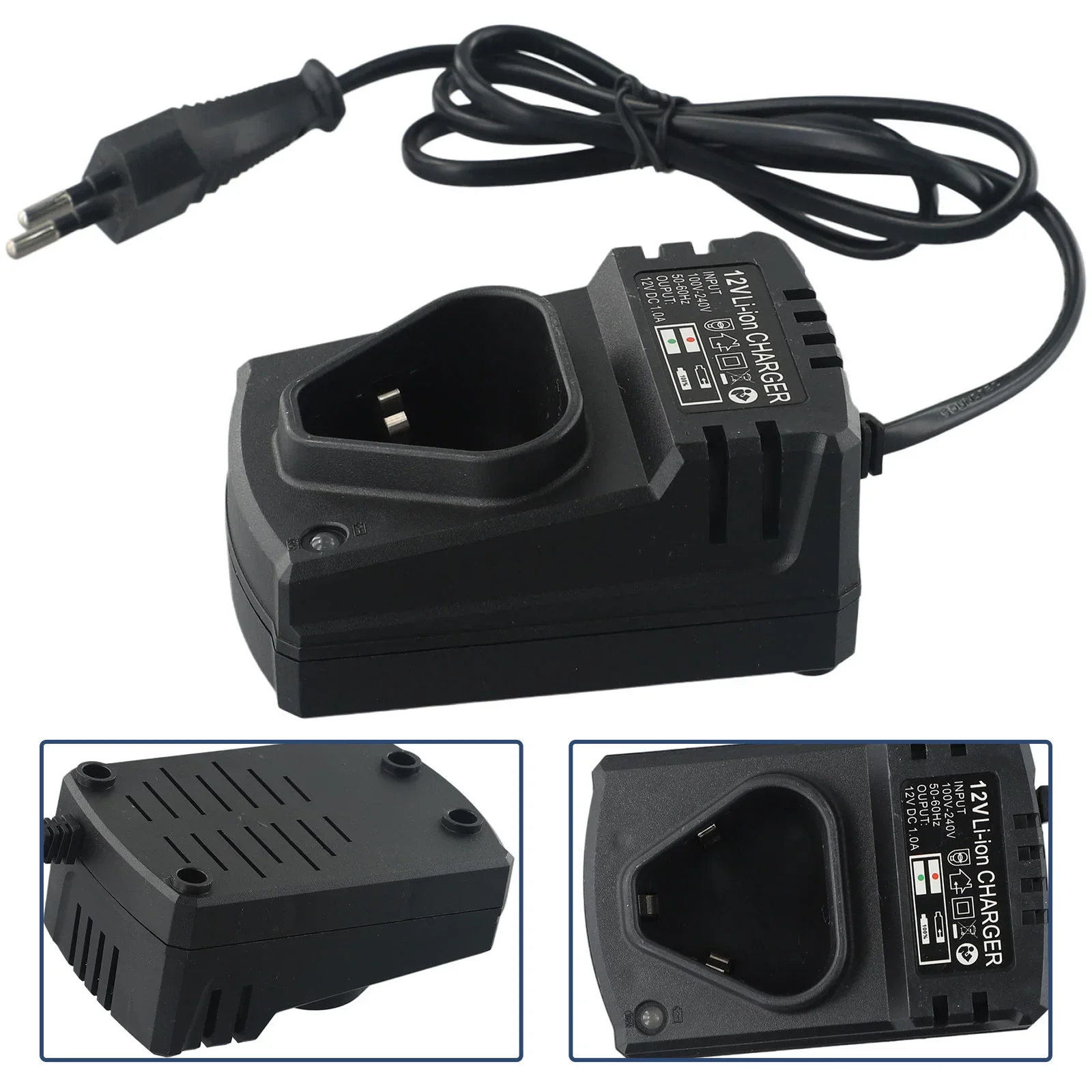 Imagem -04 - Carregador de Broca Elétrica 12v dc Multifuncional Portátil-suporte 110240v Recarregável Broca de Lítio Acessórios de Ferramentas de ar