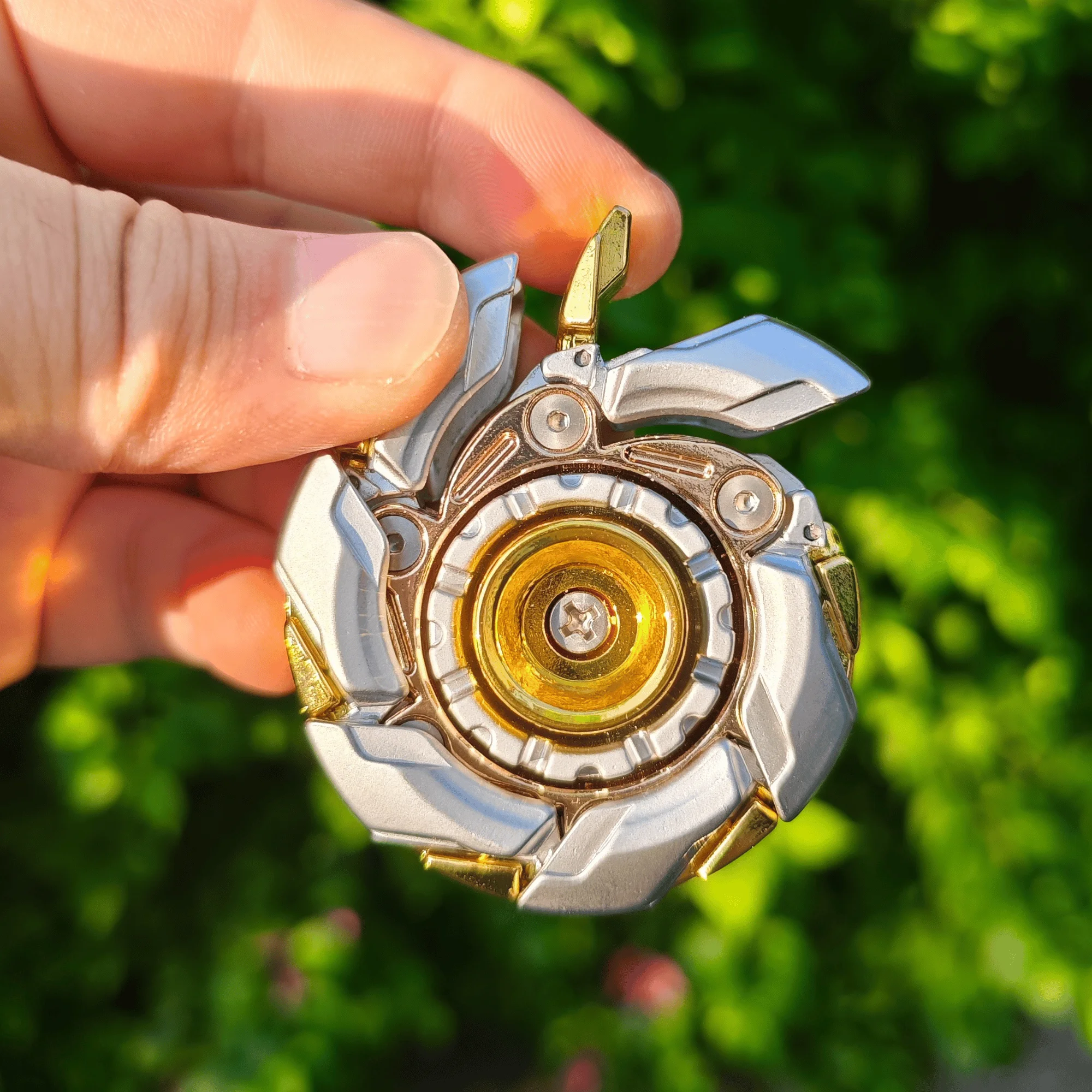 EDC フィジェット スライダー オープン アーマー スピニング トップ