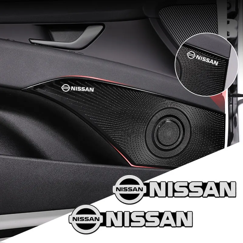 Car Audio Decorate 3D Aluminum Badge Emblem Sticker For Nissan Nismo Tiida Sylphy Teana X Trail T30 T32 Almera Wheel Center Caps