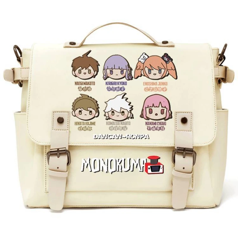 

Japan Anime Game Danganronpa Kawaii Cosplay Harajuku Student School Shoulder Messenger Bags Travel Outdoor Fans Decor Gifts Bag
