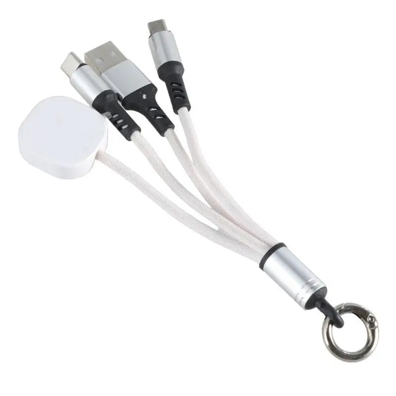 Y1UB Convenient USB to Type C+USB Charging Cable USB Power Cable For Charging Phones, Tablets, Watches for Office