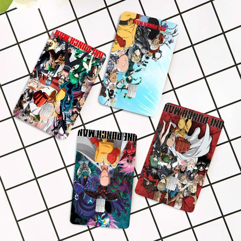One Punch Man Anime 100% Hot Sale Amine Credit Debit Bank Card Bus Card Film Skin Sticker