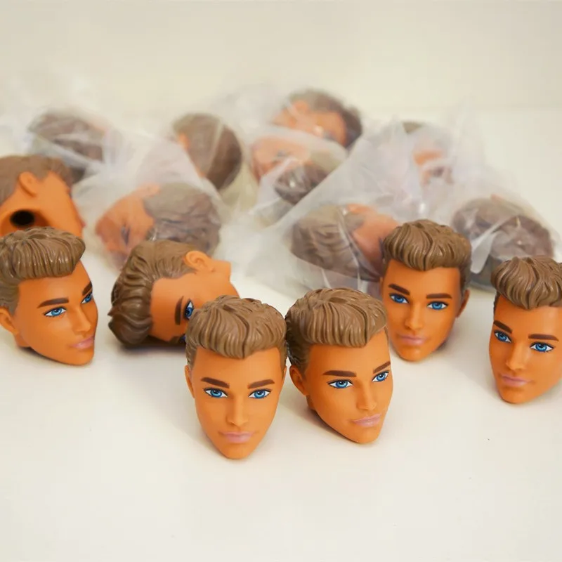 1 Stuks Prince Ken Pop Hoofd Speelgoed Voor Kids Diy Mode Poppen Hoofd Accessoires Dressing Collectie Speelgoed