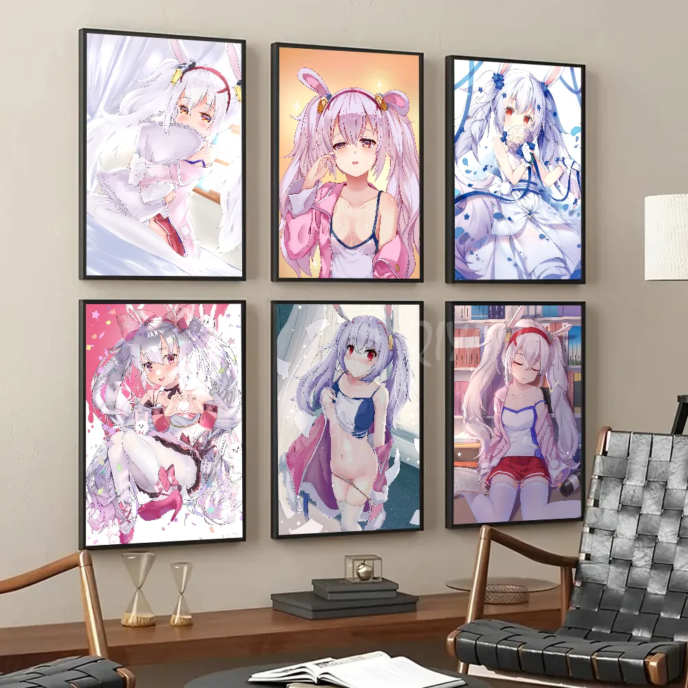 Anime Game Azur Lane Laffey Poster Paper Print Home Living Room Bedroom Entrance Bar Restaurant Cafe Art Painting Decoration