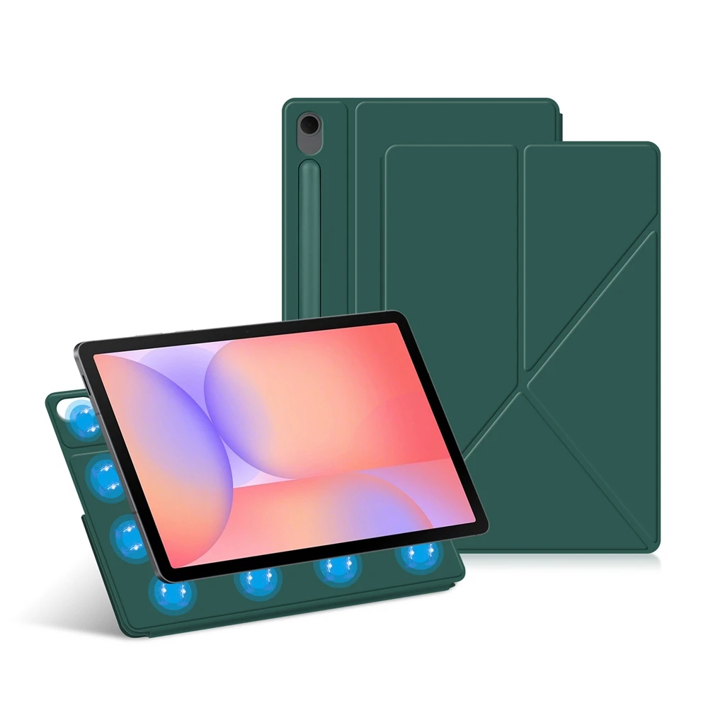 For Samsung Tab S10 Lite 2025 Case SM-X400 X406B Magnetic Multi-folding Stand Cover for Samsung Galaxy Tab S10 Lite 10.9 inch