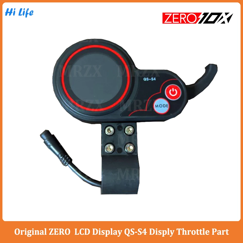 Original Zero LCD Display QS-S4 Disply Throttle Suit for Zero 8X Zero 9 Zero 10 Zero 10X Zero 11X Electric Scooter