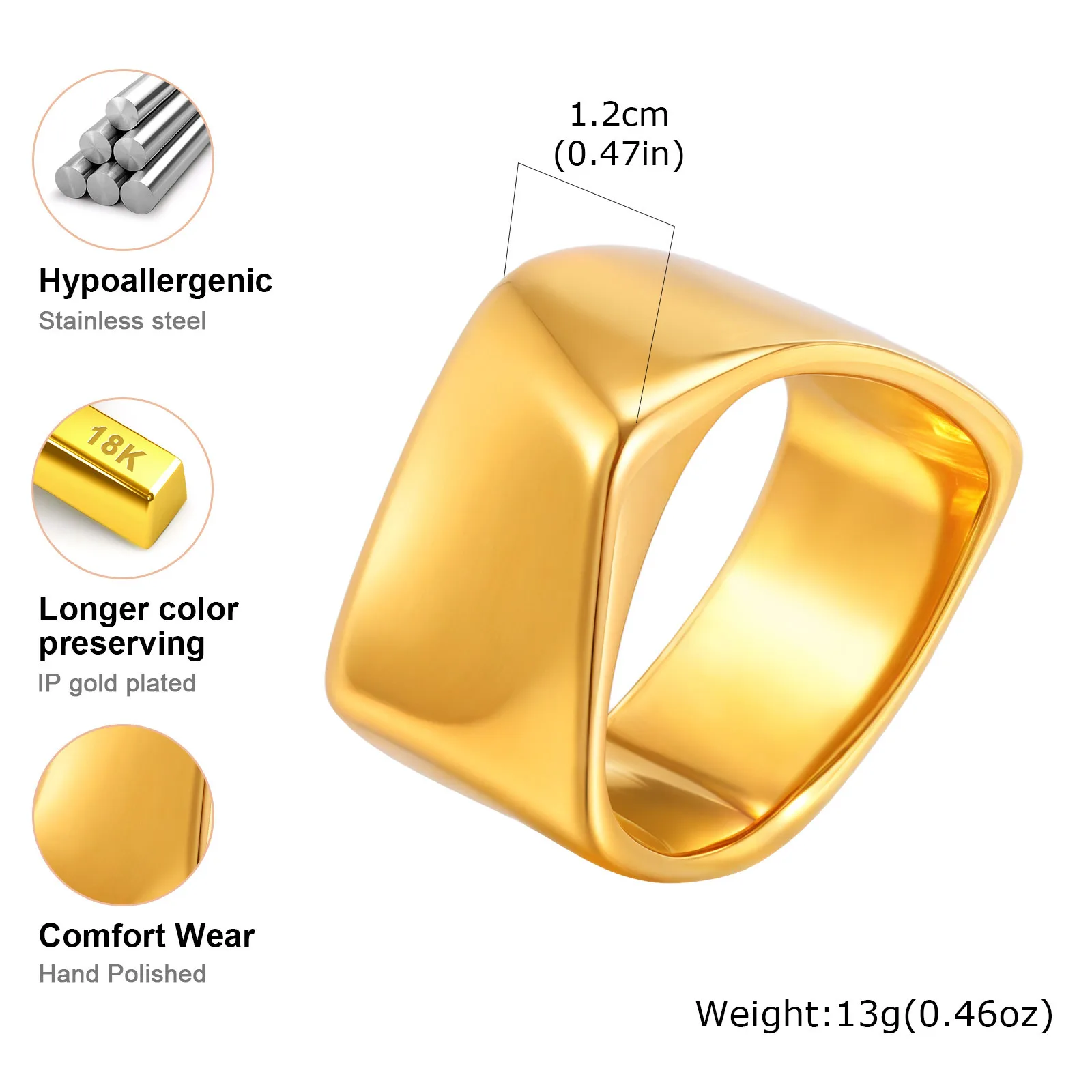 خاتم دائري من الفولاذ المقاوم للصدأ ، خاتم بتصميم أشعة الشمس المشرقة ، مجوهرات حساسة هدية للنساء/الفتيات #2