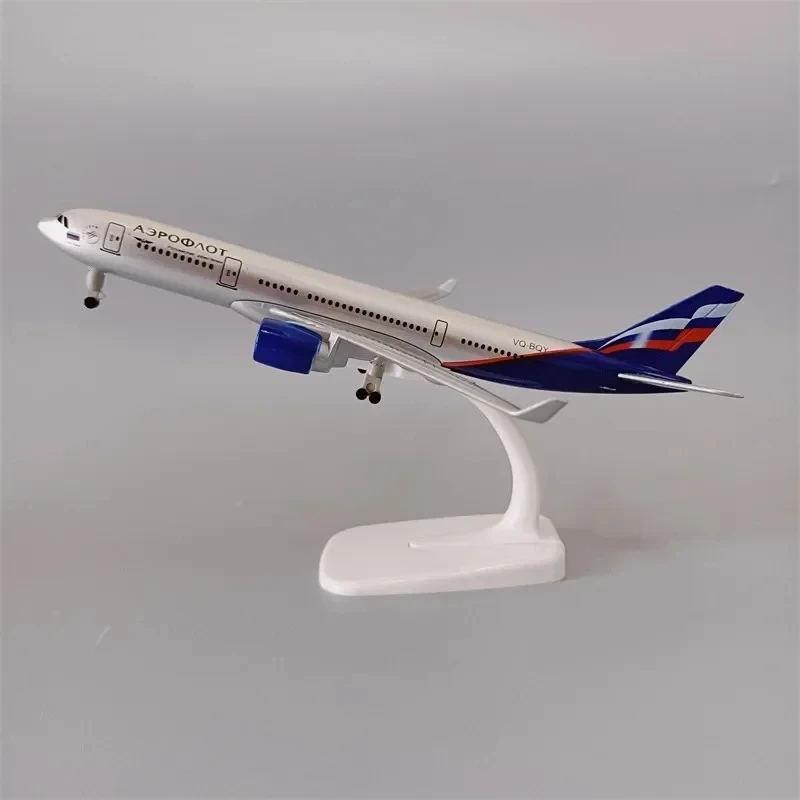 

20cm The Russian International Airlines Aeroflot-Russian Airlines Airbus A330 airplane models child Birthday gift plane models