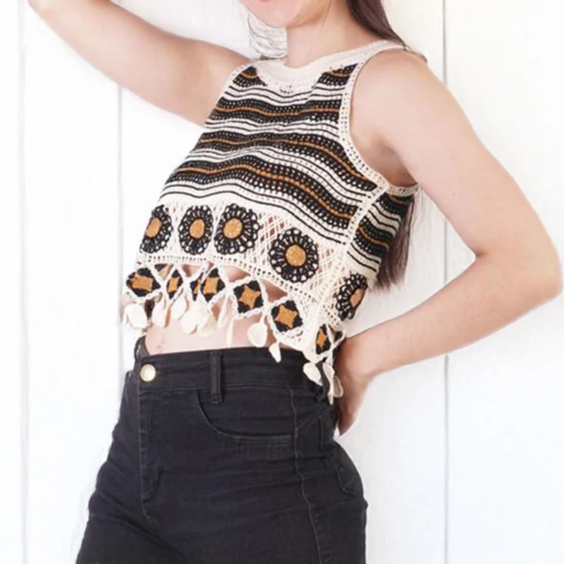 Geo Crochet Halter … - image