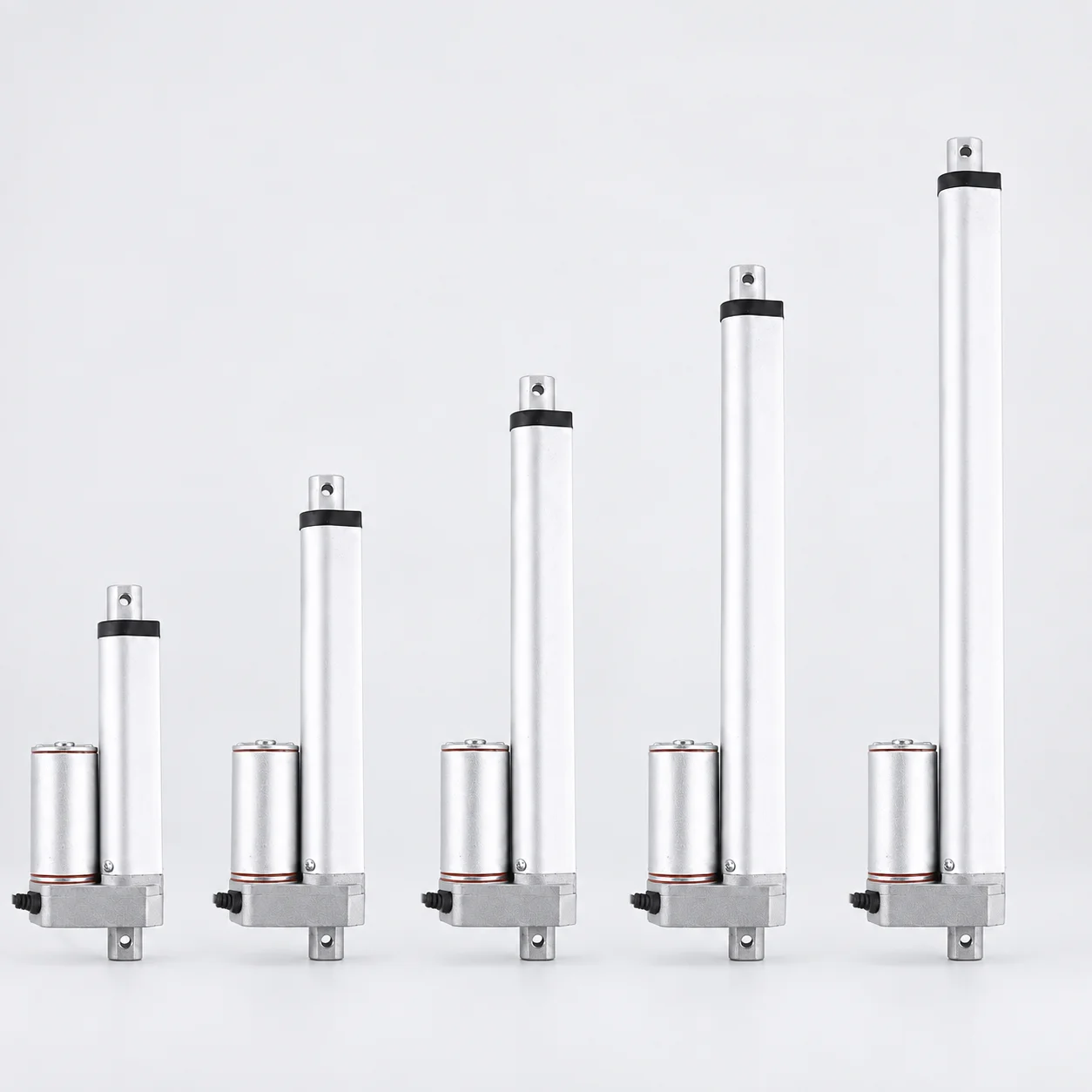 Low Noise Linear Actuator Motor 12V 24V 50/100/150/200/250/300/400/500/600mm Stroke 500/700/1000/1200/1500N Electric Push Rod