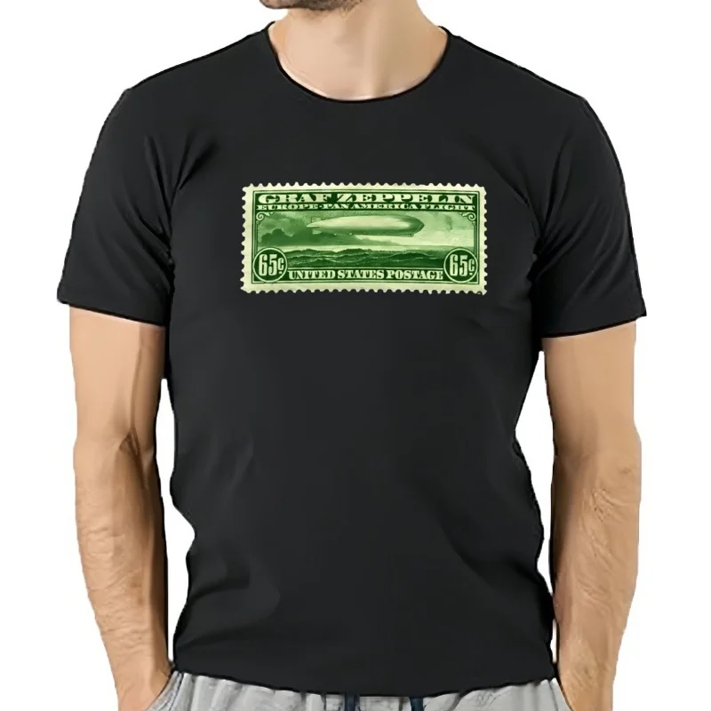 Camiseta de vuelo de Estados Unidos Graf Zeppelin, camisetas gráficas de campeón, Europa y América