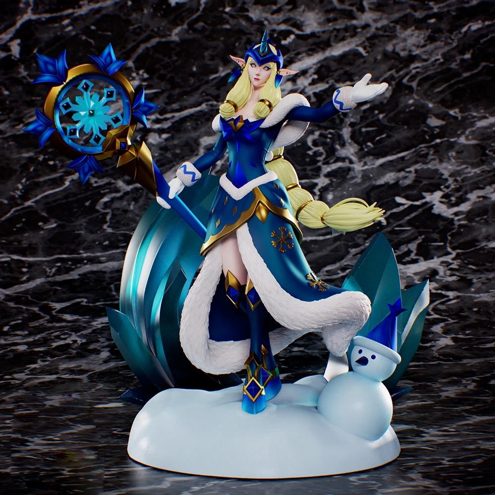 

1/24 Scale Belle Dryad Seyx Girl Healing Mage Resin Figure Model Kit Unassembled Unpainted DIY Collectible Miniature Hobby Toy
