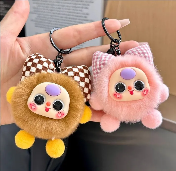 

New 1Pc Cartoon Cute Plush Doll Keychain Exquisite Soft Stuffed Pendant Charms Bag Hanging Decoration Girls Gift