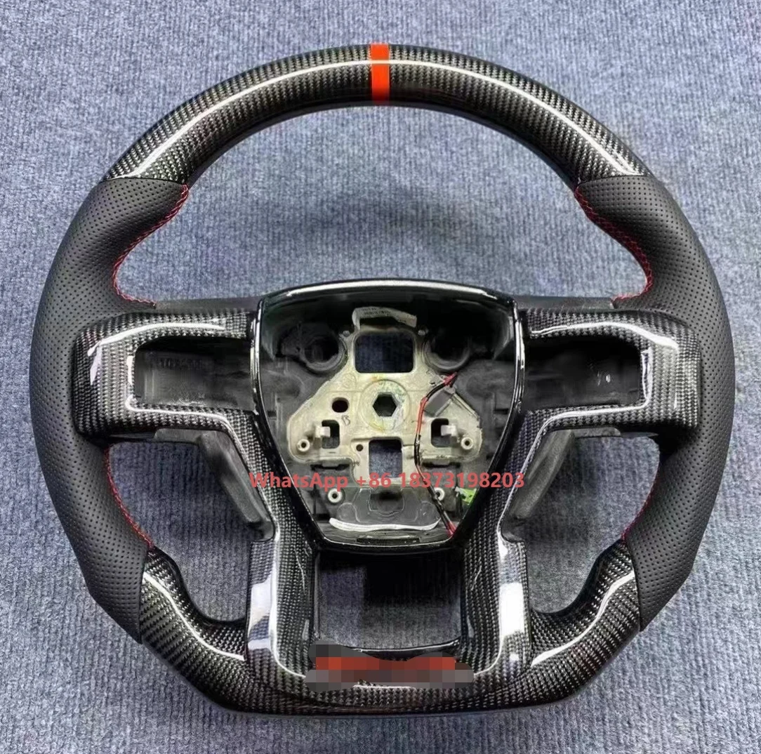 

Car Accessories Custom Carbon Fiber Steering Wheel Suitable for Ford Raptor F150 2015-2020 Car Steering Wheel