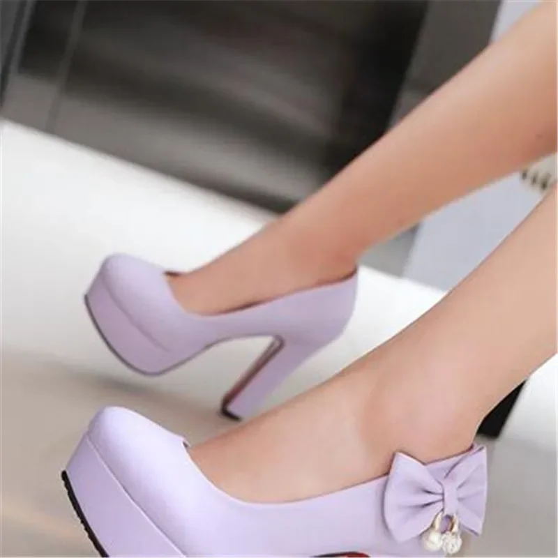 Customized Large Size Pumps Single Shoes 44 45 46 Yards Large Size High Heels with High-heeled Shoes with Butterfly Knot Diamond