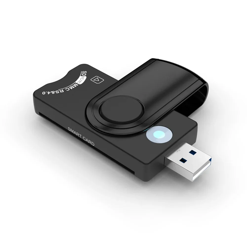 Cr310 Usb 2.0 dichiarazione fiscale Ic lettore di schede esterne intelligente Tf Sim adattatore per lettore di schede di memoria per accessori per