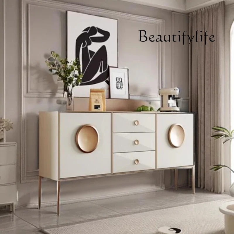 

BJ Modern Living Room Cabinet Sideboards Drawer Storage Bedroom Organizer Wood Storage Locker Open Commercial Home Furniture