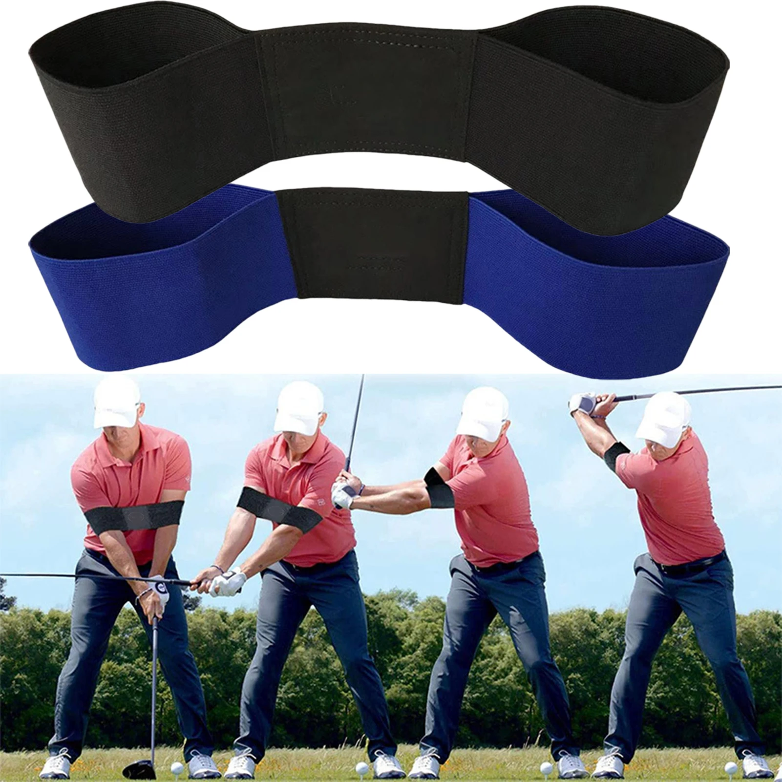 Golfs Swing Arm Band Golfs Correct Swing Posture Practice Tool Golfs Training Supplies