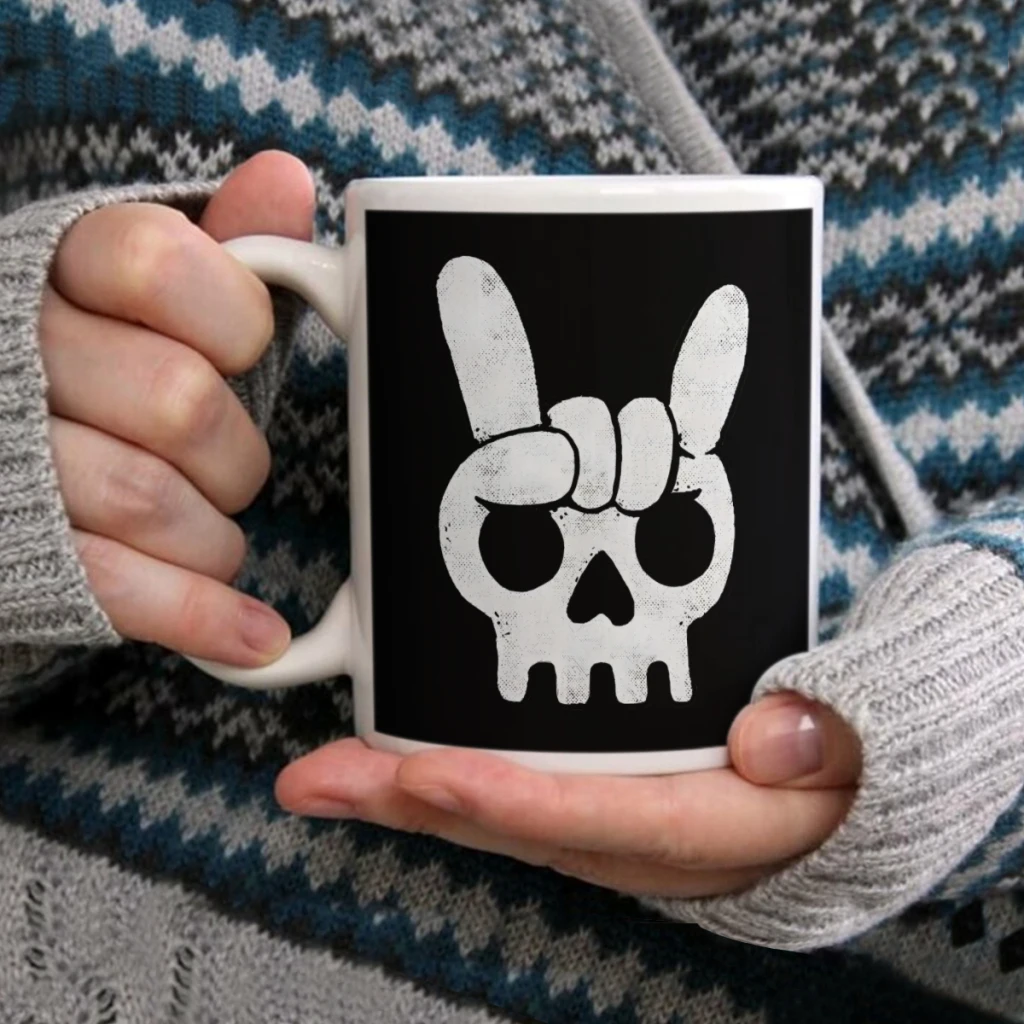 

Rock OnCoffee Mug Tea Cup 11oz Coffee Cup Funny Birthday Ceramic Mug Personalized Cup