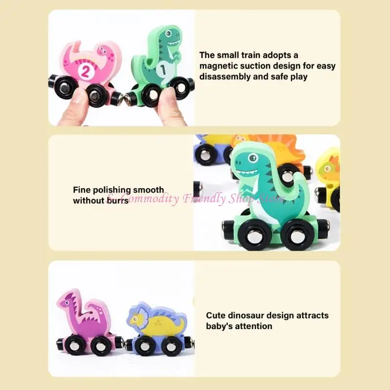 85AE Dinosaur Train Playset Educational Train Toy For Interactive Fun