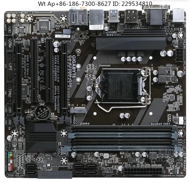 Placa base de computadora de lujo B250M-D3H nueva en caja, B250 1151 para computadora de escritorio