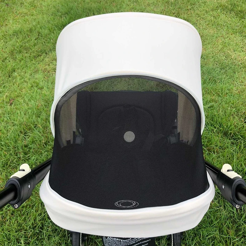 Sun Canopy For Bugaboo Bee 3/5/6 Fox Basket Roof With Mesh Skylight Extendable Large Area Direct Replacement Baby Accessories