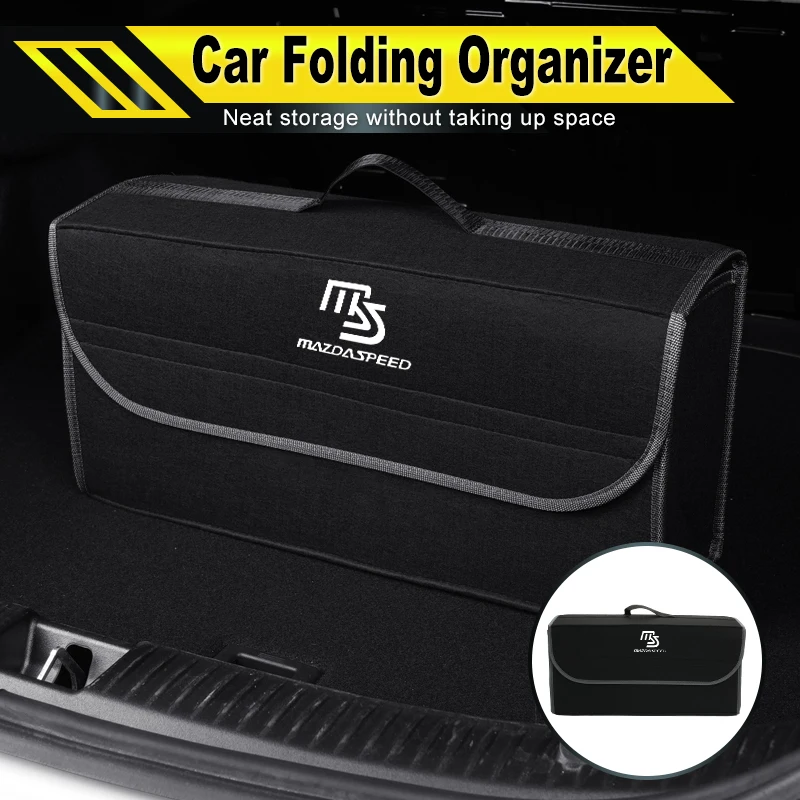 

Car Trunk Felt Storage Box Folding Organizer Auto Interior Accessories For Mazda 6 3 5 2 CX5 CX7 323 Demio Axela Atenza CX9 MX3