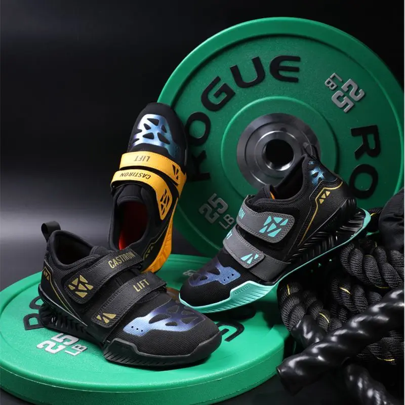 Chaussures de squat professionnelles pour hommes et femmes, chaussures de levage, non ald, absorbant les chocs, chaussure de sport confortable, Deadlift, Same WePackage