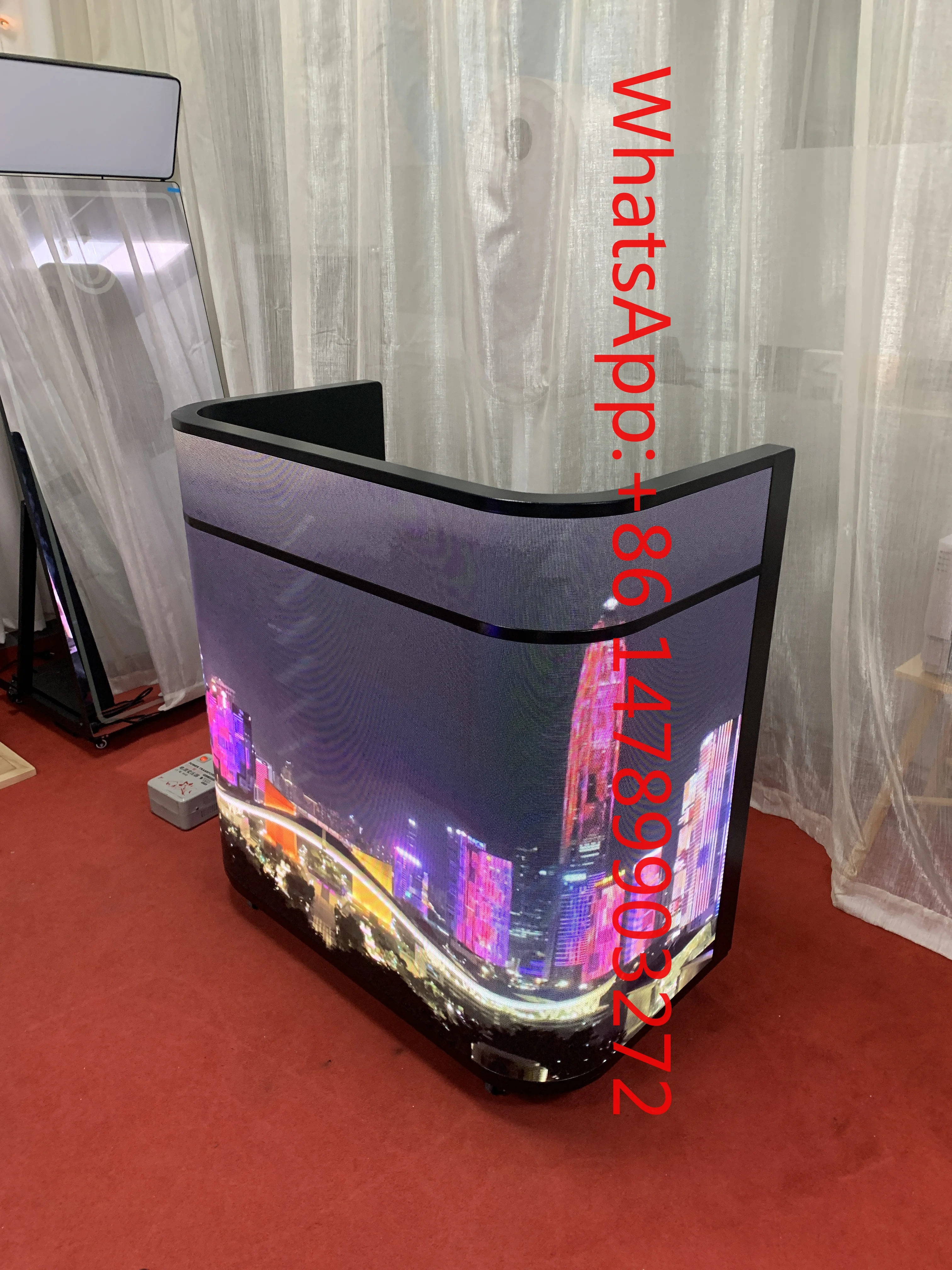 Programmable LED DJ Station Facade Table App Control Night Club Event Advertising Screen