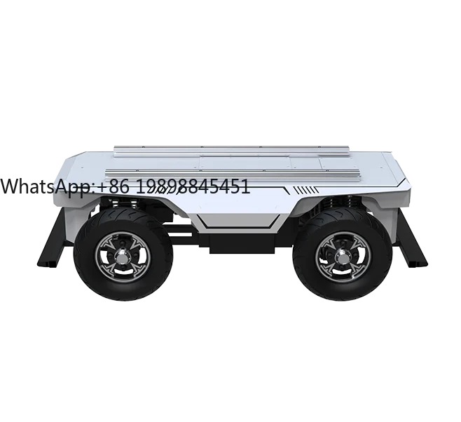 هيكل روبوت متنقل صناعي لجميع التضاريس مع حمالة دفع CAN & ROS 200 كجم للخدمات اللوجستية الخارجية/الداخلية AGV AMR روبوت قابل للتخصيص #1