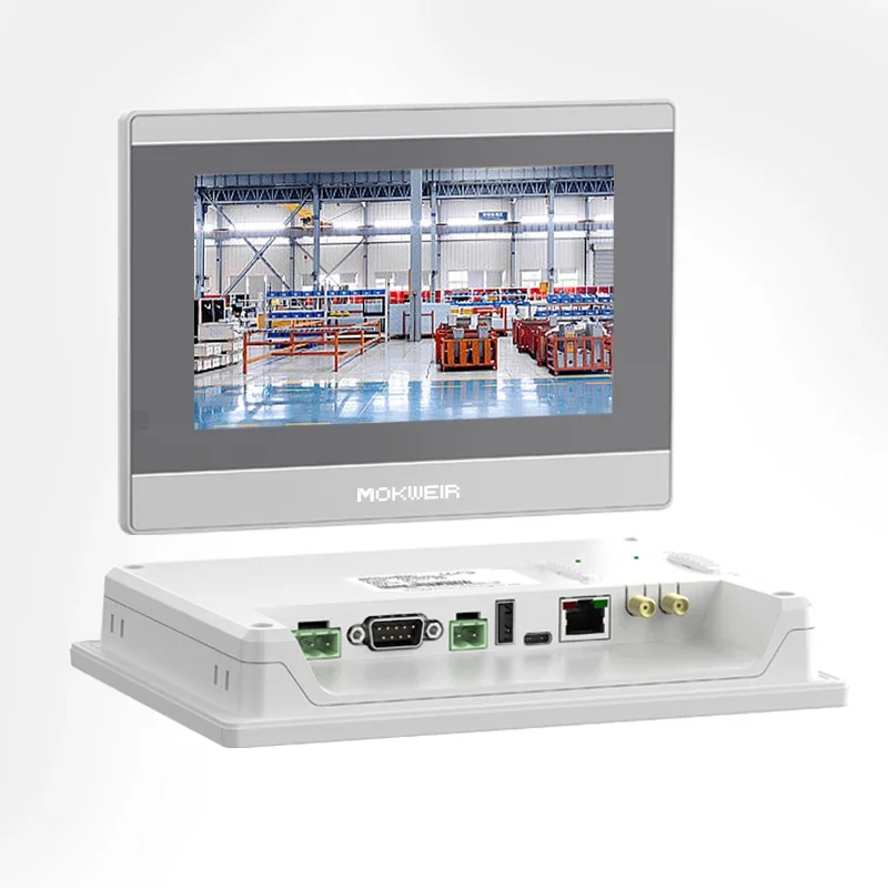 10.1-Inch touchscreen panel 1024x768 resolution RS-485/WiFi communication, suitable for industrial control PLC integrated