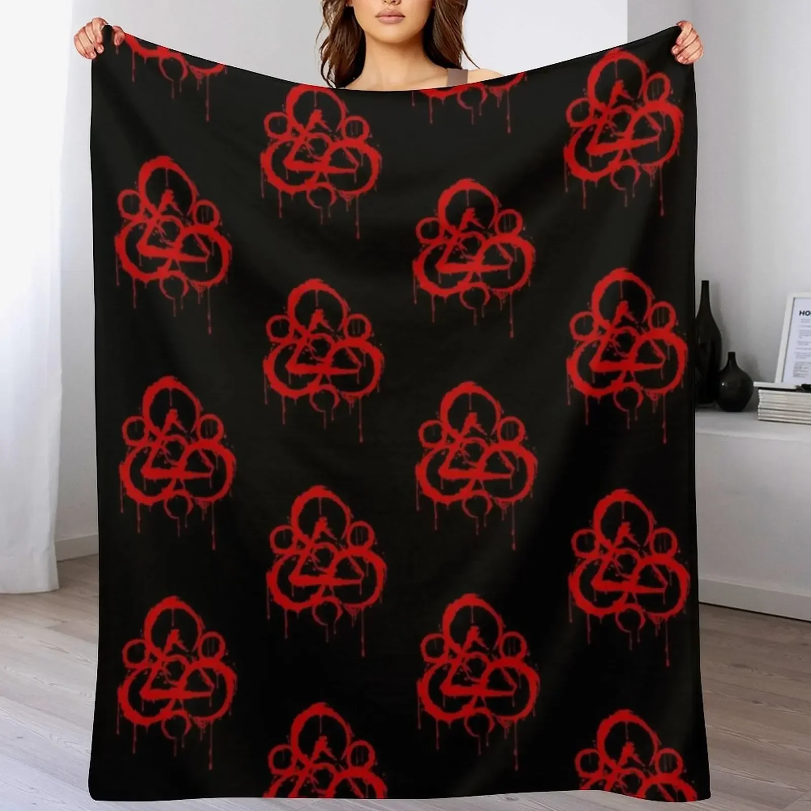 

Bloody keywork Throw Blanket heavy to sleep Sofa Throw Luxury Designer Soft Beds Blankets