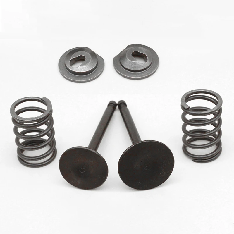 Kit pegas katup gergaji mesin, untuk Honda GX160 GX200 168F 170F 5,5hp-6,5hp mesin bensin Valve mesin pemotong rumput pegas