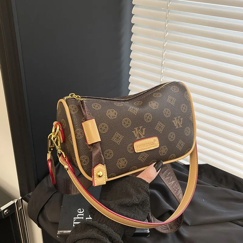 

2025 Vintage Underarm Dumpling Bag, Women's Chic Shoulder Purse, Versatile Crossbody Day to Night Tote, Casual Sling Bag