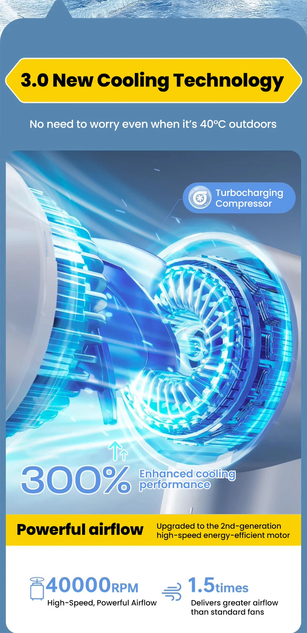 Portable Handheld Cooling Fan Usb Rechargeable Mini Personal Fan_voghion.com