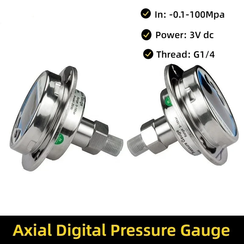 

Digital pressure gauge for electronic stainless steel negative pressure air pressure; compact digital pressure gauge for oil and