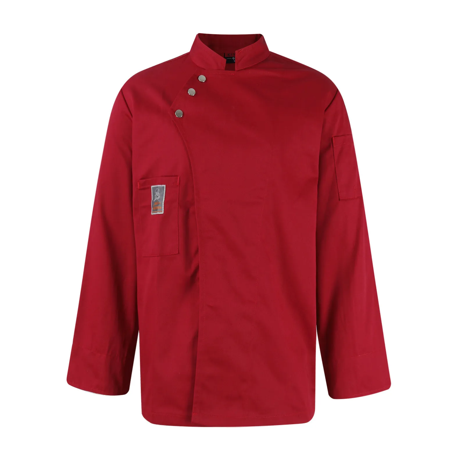 Chef Uniform Men's Clothing Catering Work Uniform Back Kitchen Uniform Top Professional Chef Jacket For Food Industry