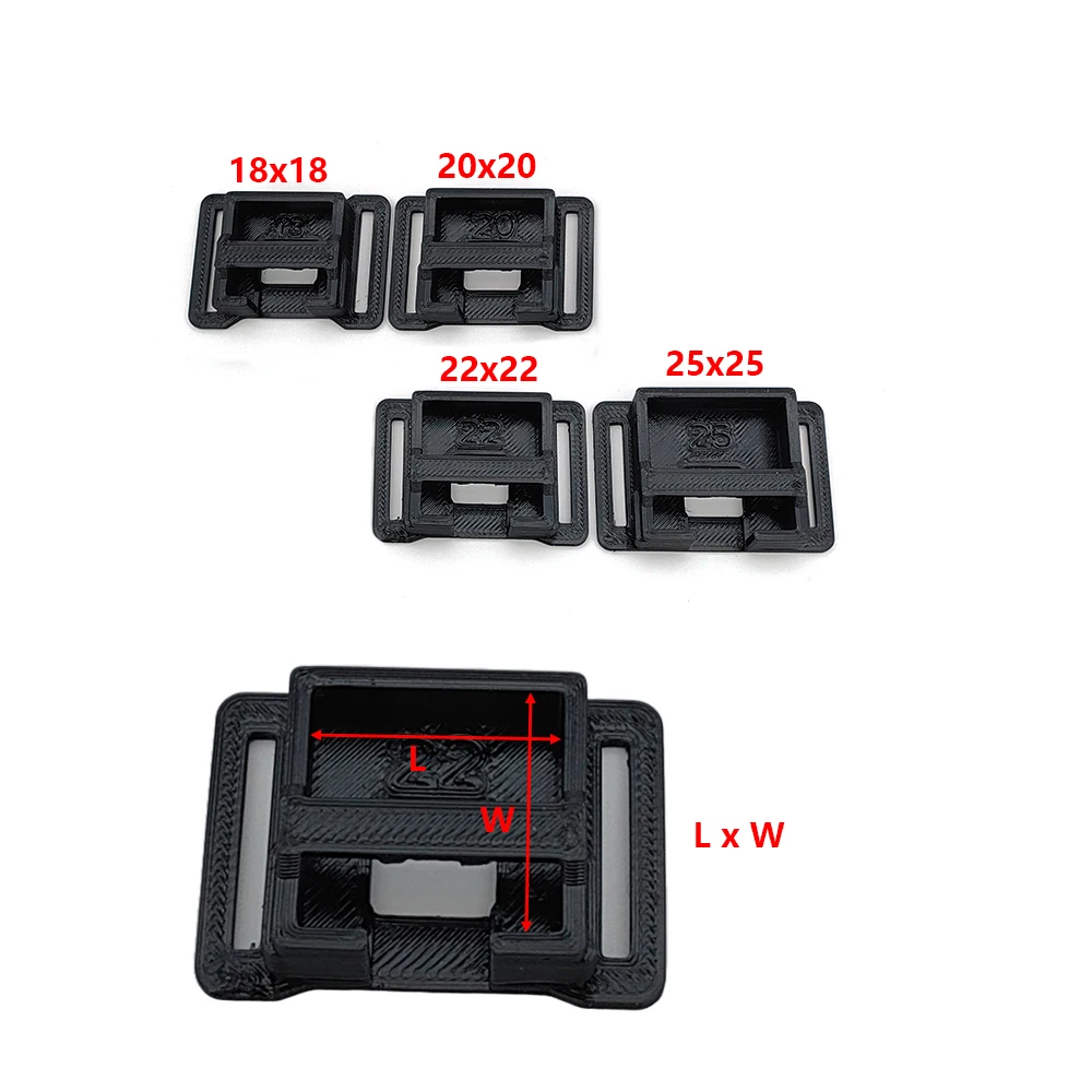 3D Printed TPU GPS Module Mount GPS Bracket Fixing Holder Fixed on Battery for RC FPV Drone