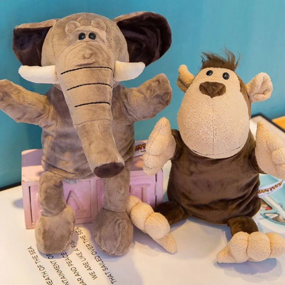 Juguetes de peluche, accesorios interactivos, animales de peluche, Panda, accesorios de historia para jardín de infantes, marioneta de mano de Animal, muñeco de mano de felpa, marionetas para niños