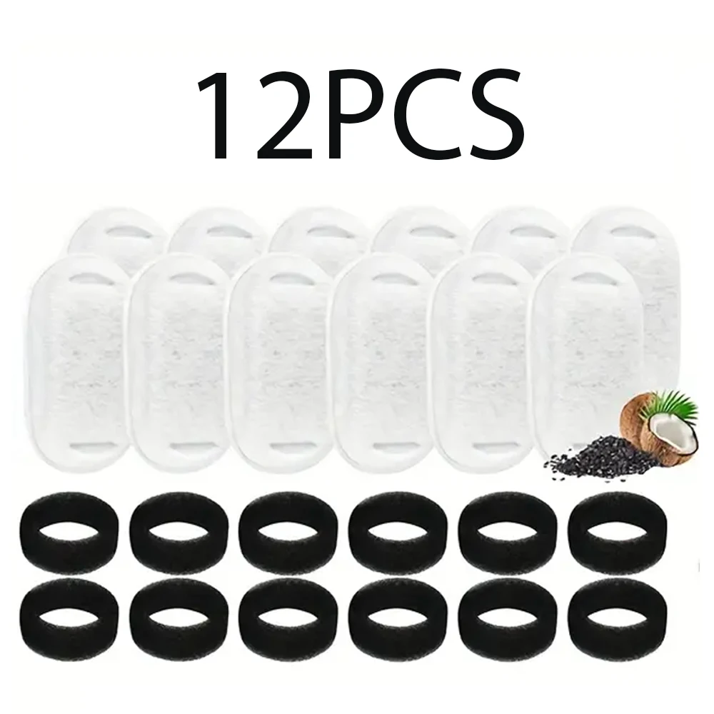 32 stuks 16 stuks 12 stuks automatische kattenfonteinfilter vervanging, actieve kool kat drinkwaterfilter met sponsschuimfilter