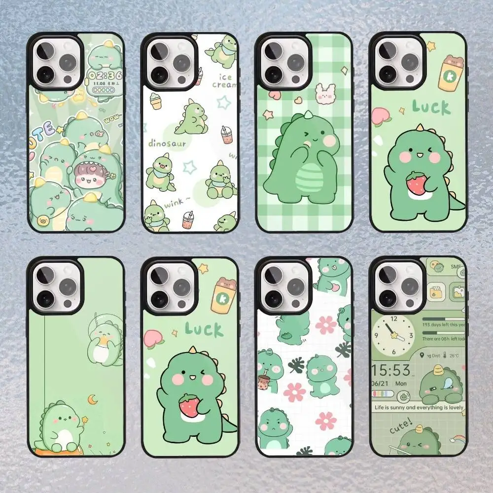 

Cute Cartoon Dinosaur Phone Case For iPhone Magsafe Magnetic 17,16,15,14,13,12,11 Wireless Charging cover