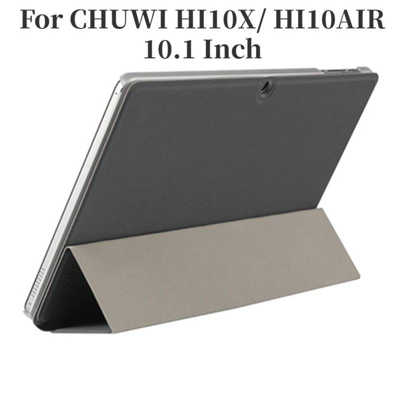 Ultra Thin Three Fold Stand Case For CHUWI HI10 AIR 10.1inch Tablet PC Drop Resistance Cover For HI10X New Tablet