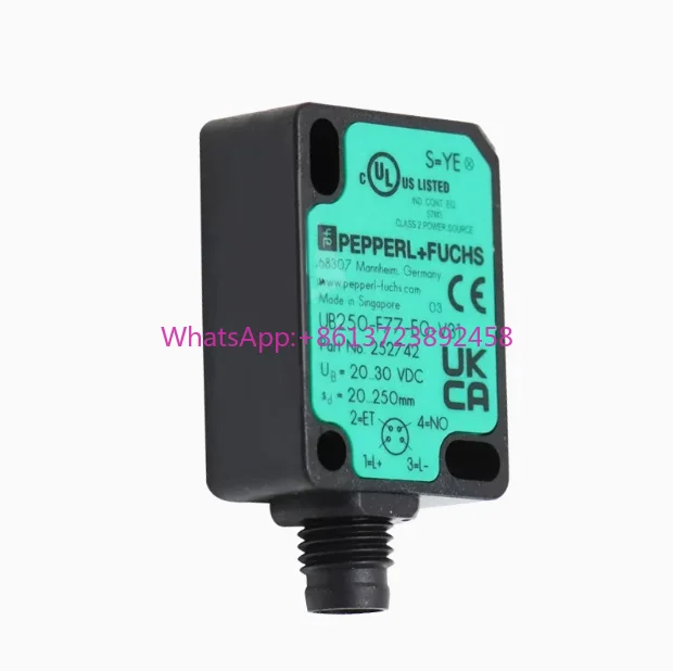

Original PEPPERL+FUCHS Ultrasonic Sensor UB100-F77-E0-V31 UB100-F77-E2-V31 UB250-F77-E0-V31 UB250-F77-E2-V31 UB400 UC400 UC800