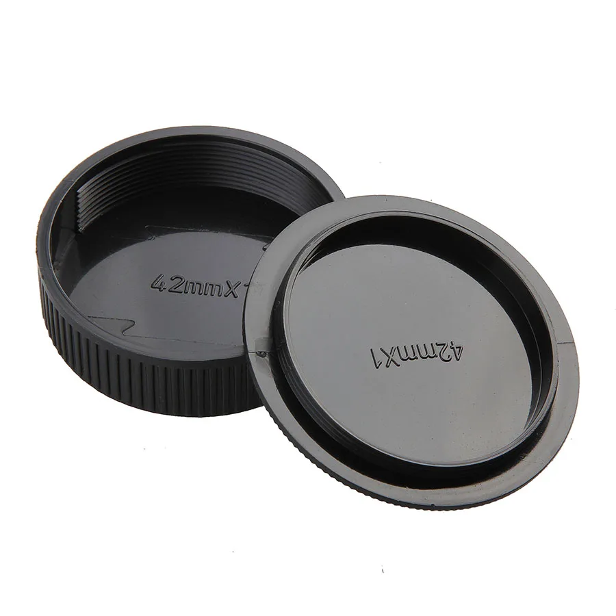 غطاء غطاء عدسة الكاميرا M42، غطاء حماية أمامي + غطاء خلفي 42 مم، غطاء تثبيت بخيط