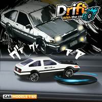 Racing dashboard decoration-rotating and floating design,AE86 inspired car decoration,flashing car accessories, dashboard model