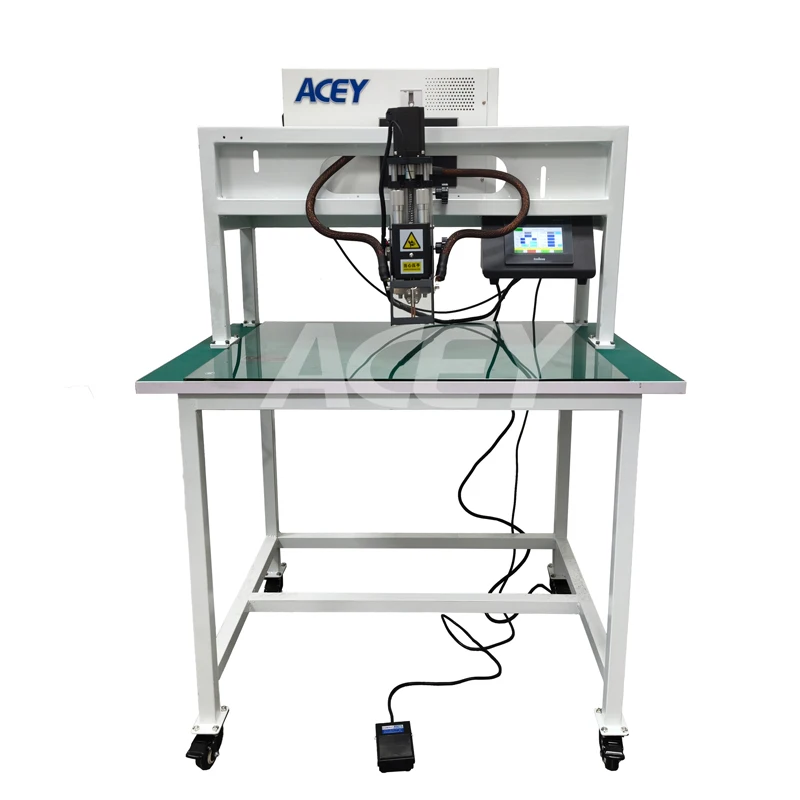 10000A Transistor Manual Gantry Spot Welding Machine Pedal Electric  Pack Spot Welder for Cylindrical  Pack