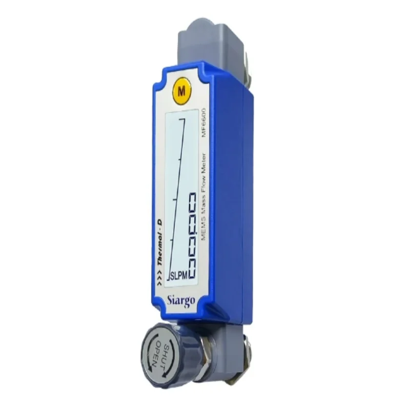 MF6600 Gas Flow Meter Replacement for Rotor Flow Meters: MEMS High-Precision Adj