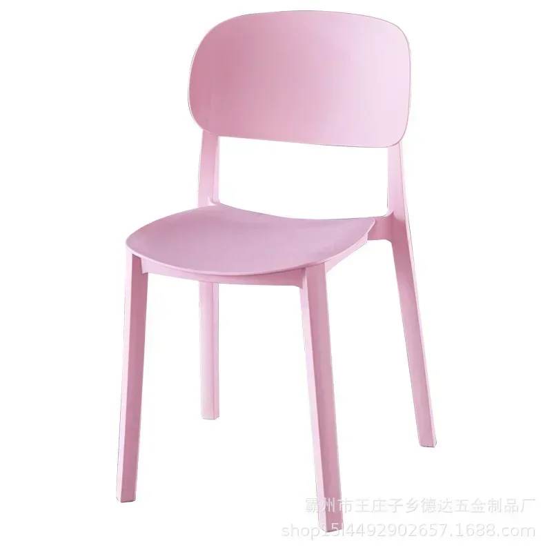 Chair Nordic plastic child thickened home backrest modern desk table simple makeup